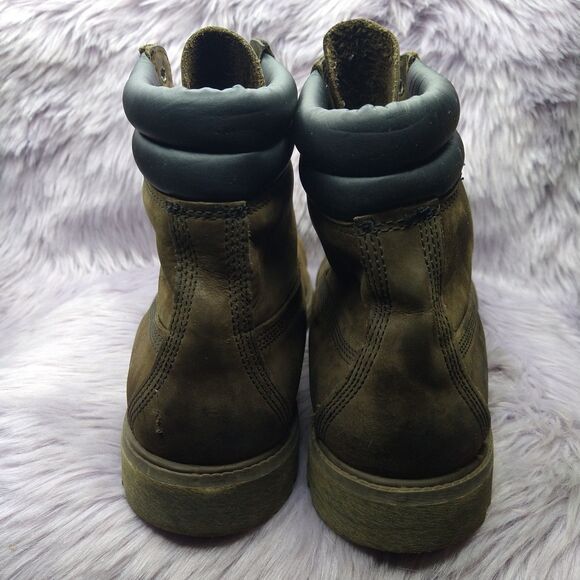 Timberland 6 Inch Double Collar Boots Dark Chocolate Nubuck Mens Size 15 M 73543 main image 7